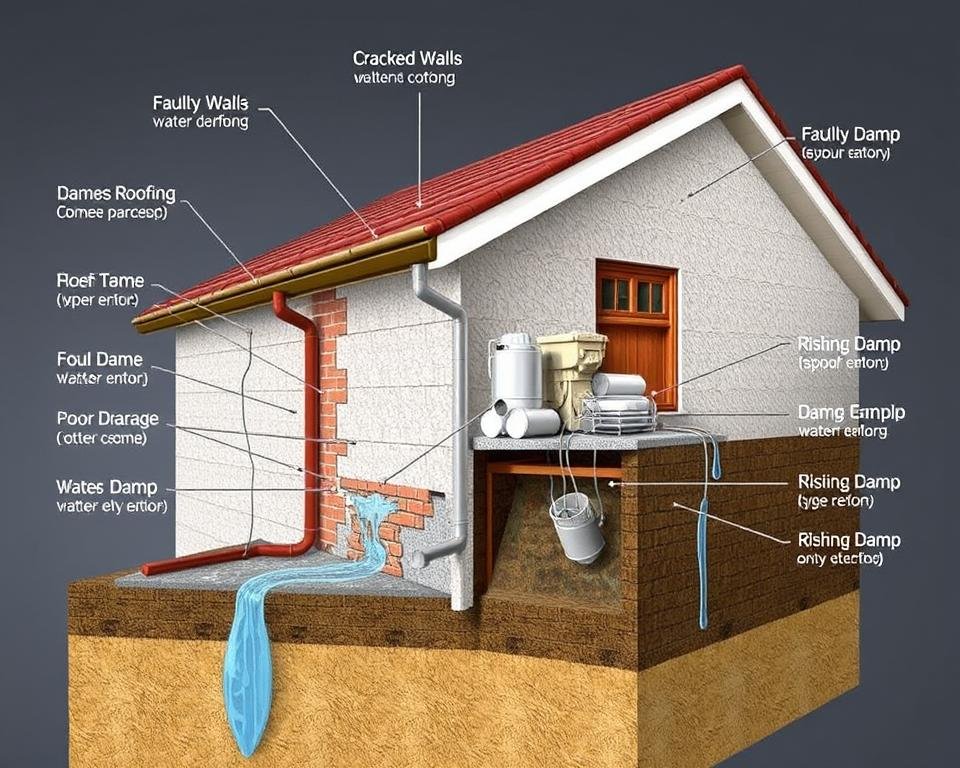 causas de infiltração